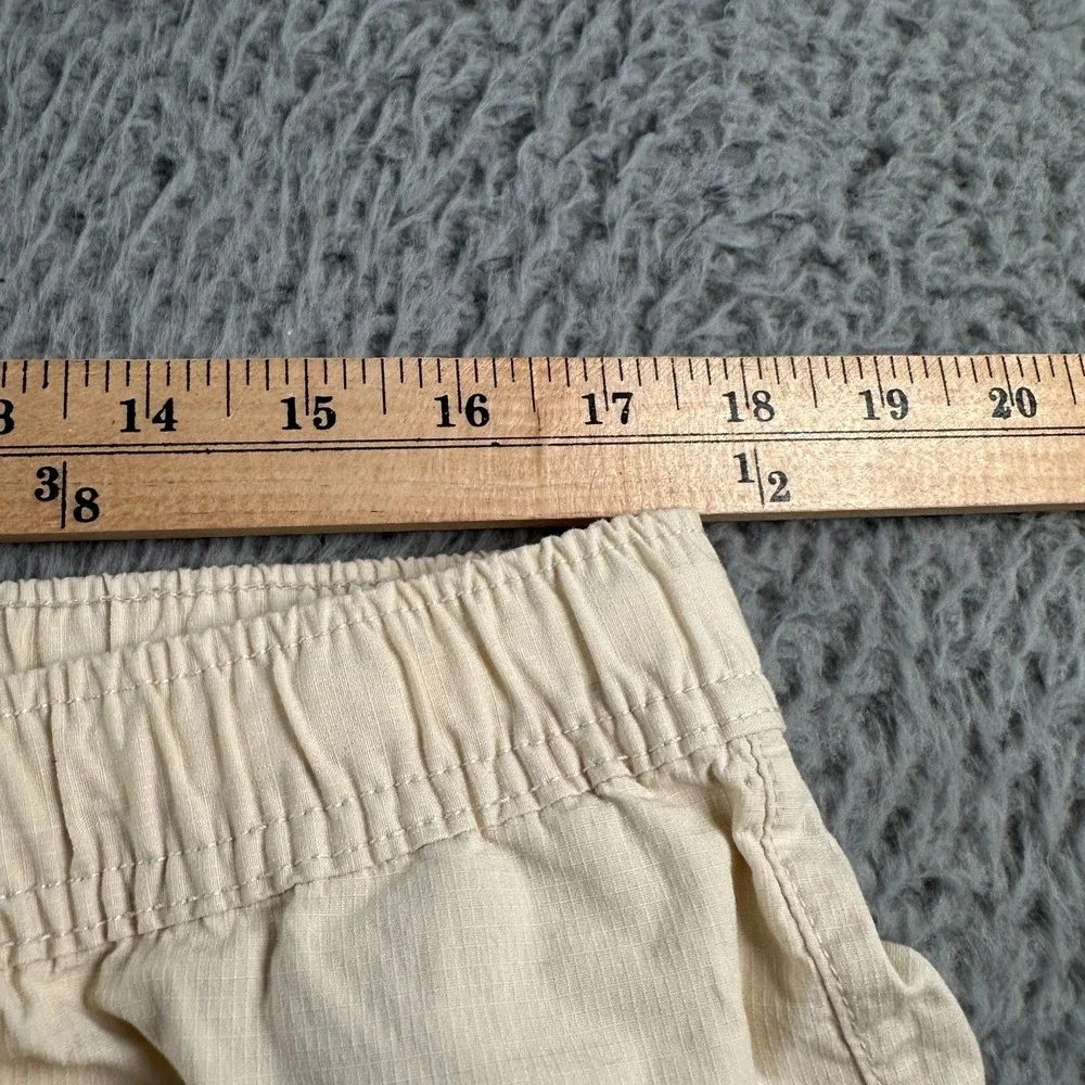 BYLT Men's Shorts XXL‎ Beige Cotton Spandex Cargo Drawstring 6.5
